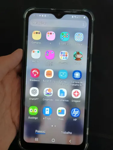 Samsung Galaxy A50 64Gb na cor branca, em ótimo estado de uso (classificação BOM)