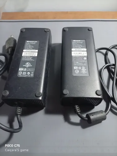 Kit 2 fontes originais Xbox 360 slim 2 pinos (110v)