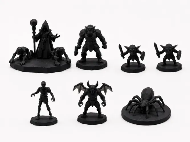 Kit de miniaturas RPG - Cripta do Necromante
