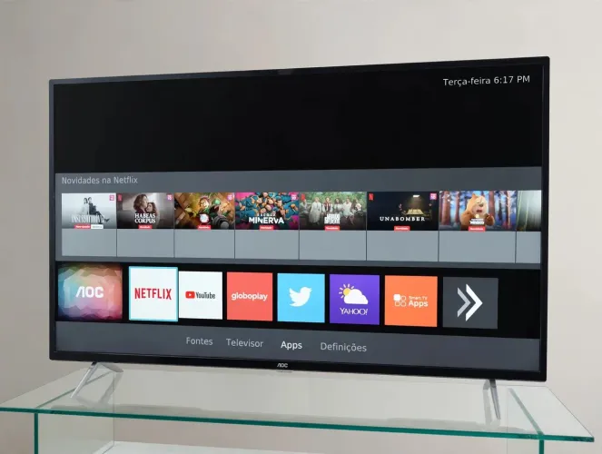 Smart tv grande de 50 4K AOC