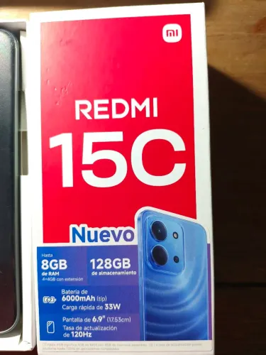 Celular Redmi 15C aparelho muito novo usado apenas  uns 10 dias,celular Top 