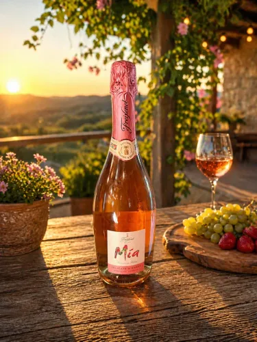 Freixenet Mía Moscato Rosé (Delicate & Sweet) Caixa com 12 unidades