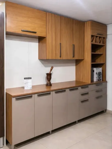 Armário de cozinha completa Cristal 2.70cm