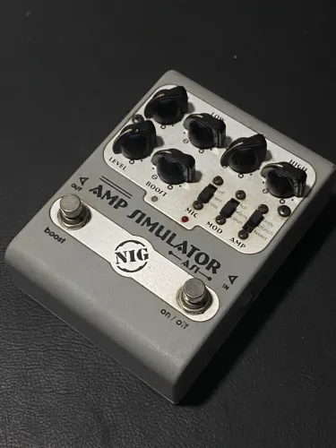 Pedal NIG AS-1 Amp Simulator & Preamp | Direct Box Integrado | Robusto