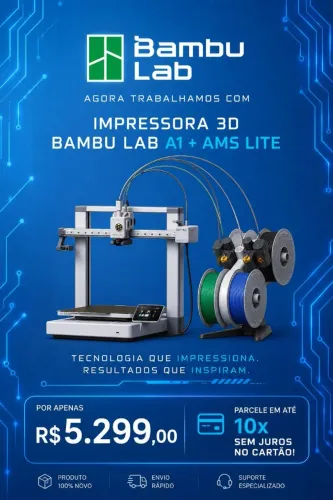 Impressora 3d Bambu Lab A1 Combo