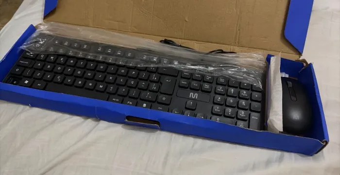 kit teclado e mouse com fio multi cf300