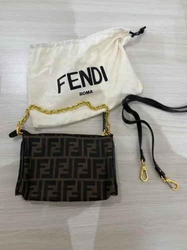 FENDI MINI POUCH ZUCCA BAG