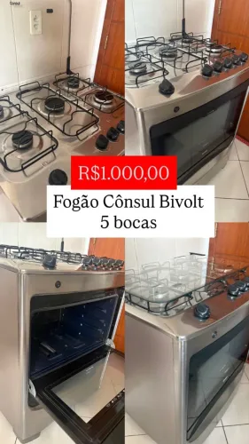 Fogão 5 bocas
