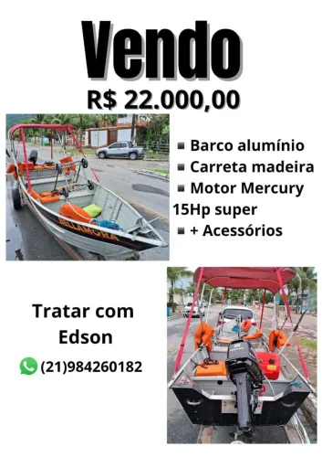 Barco de alumínio
