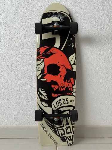 Skate Longboard Cruiser -SKULL- Balloon Co. (novo/zerado)