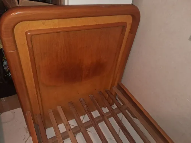 Particular: Colchão Ortobom + Cama de Madeira + Capa