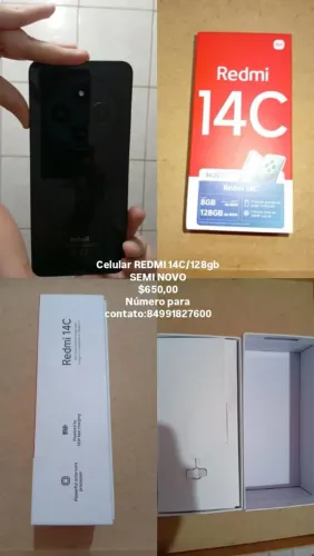 REDMI 14C semi novo