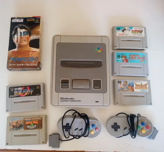 Super famicom snes super Nintendo japonês donkey kong
