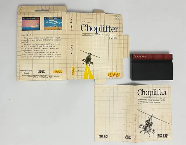 Master System Tec Toy Sega Choplifter