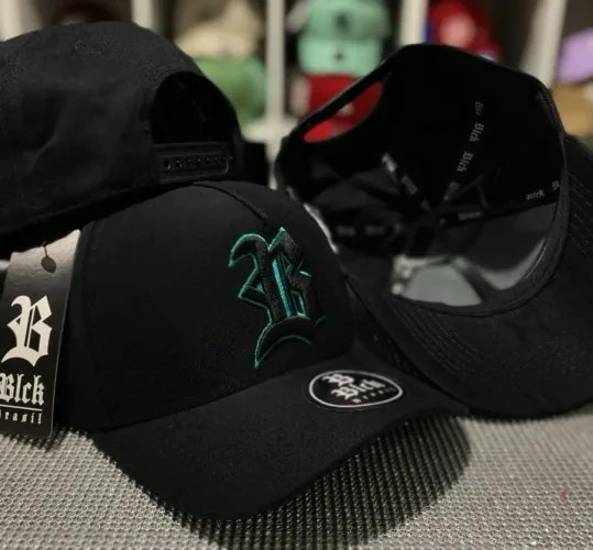 BONÉ BLCK PRETO NOVO 