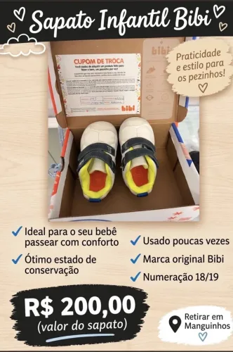 Sapato infantil original