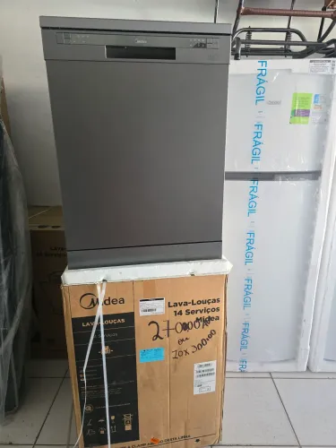 MÁQUINA DE LAVAR LOUÇAS 14 SERVIÇOS MIDEA NOVA INOX