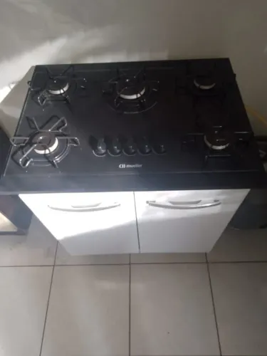 Vende-se Cooktop Mueller 5 bocas a gás + balcão