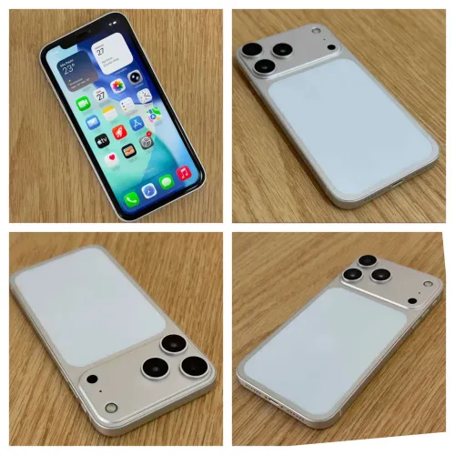 iPhone 11 na carcaça iPhone 17pro 128GB bateria 77