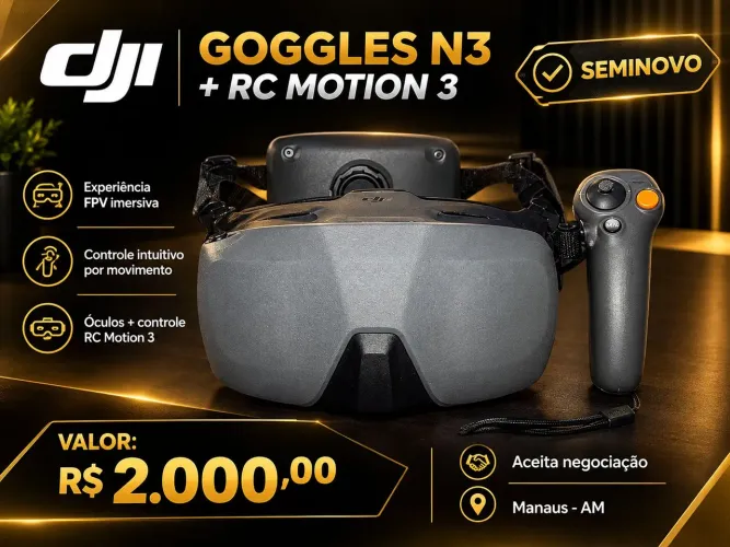 DJI goggle N3 + motion 3 