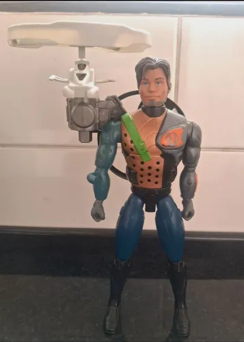 Boneco Max Steel Air Drone Max Androide Aéreo 
