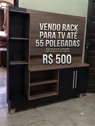Vendo Rack para TV até 55"