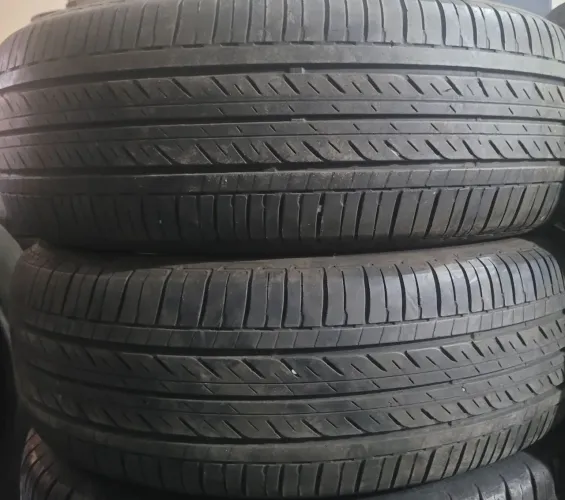 Pneu 195 65 15 Bridgestone seminovo em até 10x de R$25,00 no cartão de crédito 