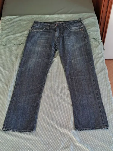 Calça KHELF,  tam 42, jeans, reta,
