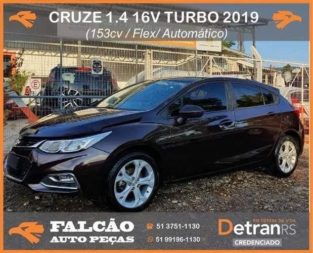 Sucata gm cruze lt 1.4 turbo 2019