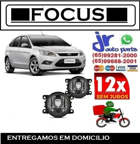 Par Farol Milha Ford Focus 2009 2010 2011 2012 2013 Auxiliar Neblina