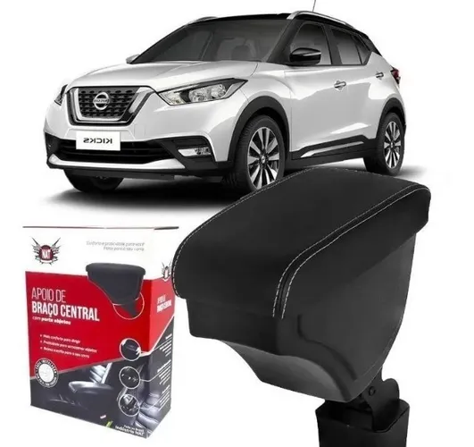 Apoio de Braço Encosto Nissan Kicks  - Linha Branca