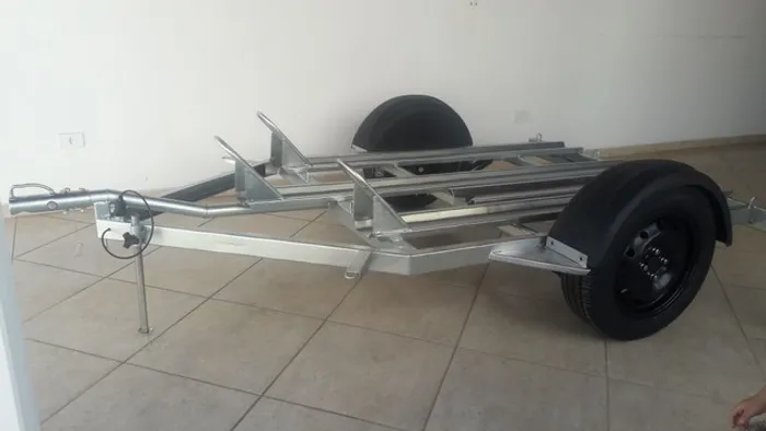 Carretinha plataforma 3 moto