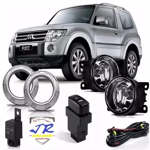 Kit Farol de Milha Pajero Full 2007 2008 2009 Auxiliar Neblina