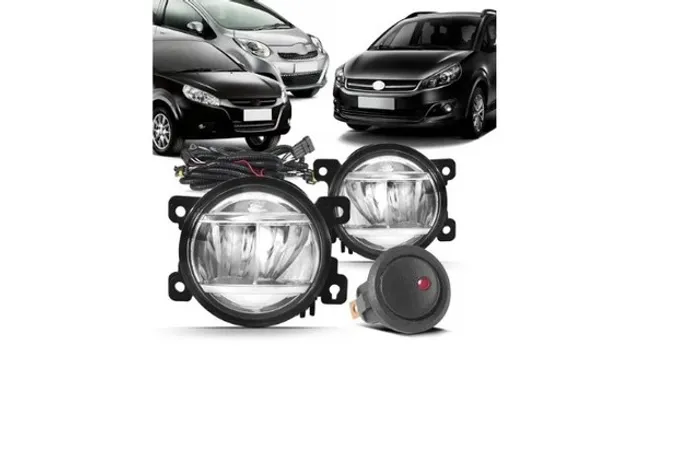 Kit Farol Milha Neblina led  JAC J2 J3 J6 2012 2013 2015 2016 