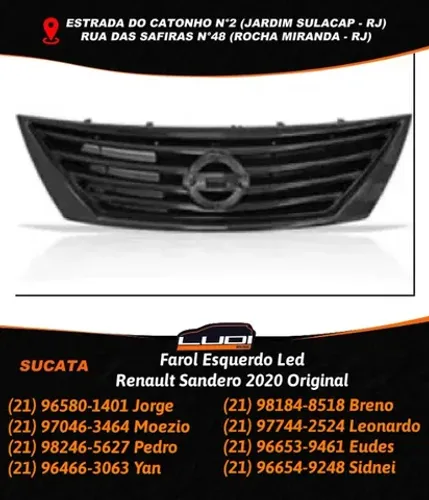 Grade Dianteira Nissan Versa