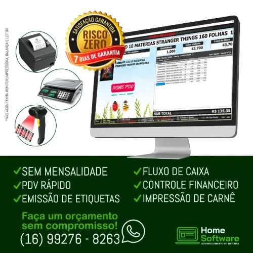 Suite Varejista: Sistema PDV, Gestão de Estoque, Fluxo de Caixa e Etiquetagem