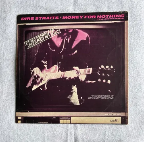Vinil LP Dire Straits , Money for Nothing versão remix extendida