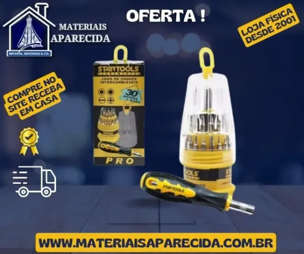 Jogo Chave Precisao Philips Fenda Y Torx Allen - novo