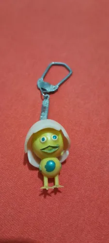 Antigo Chaveiro Pássaro Amarelo - Item Colecionável