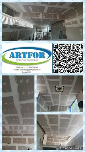 Dry Wall, Forro Gesso, Divisórias Gesso, Venda e Instalação.