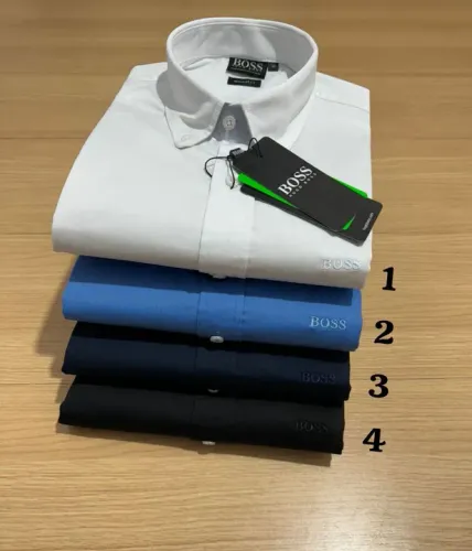 Camisa social manga curta