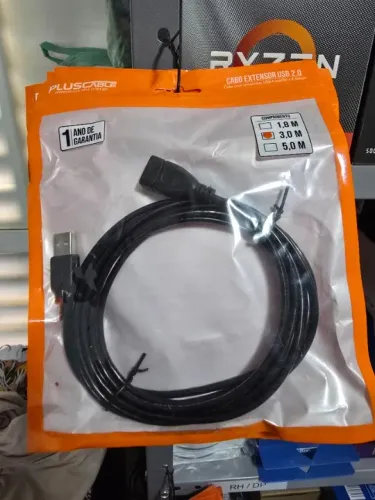 Cabo Extensor USB 2.0 3 metros