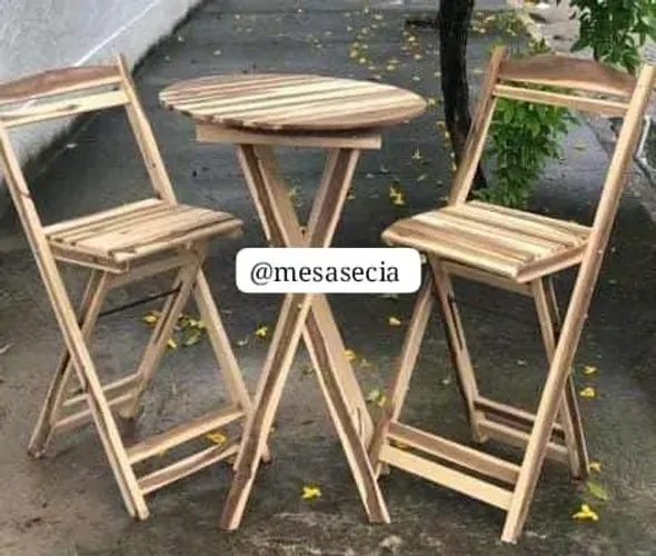 bistros fixas e dobraveis - madeira 