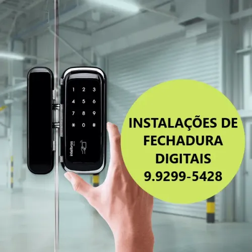 Fechadura Eletrônica De Sobrepor, Só Instalo, Não vendo