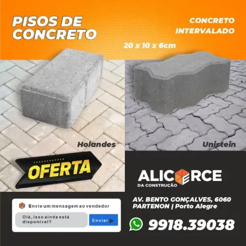 Pisos de Concreto - Holandes e Unistein