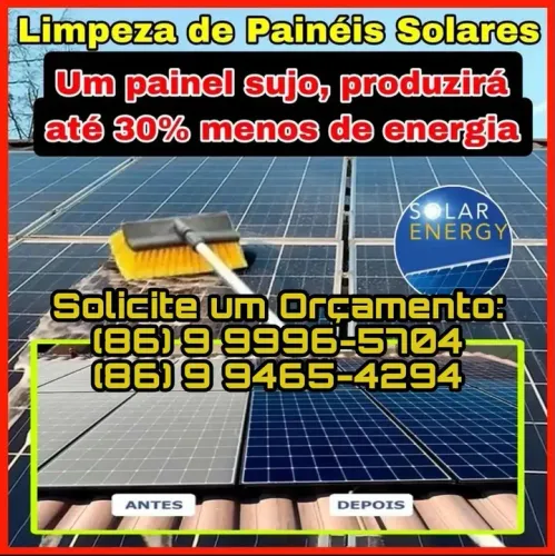 Limpeza de Placa Solar (Energia Solar)