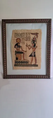 Quadro de Papiro Egípcio