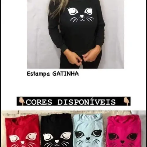 Blusa de frio moletom feminina M 