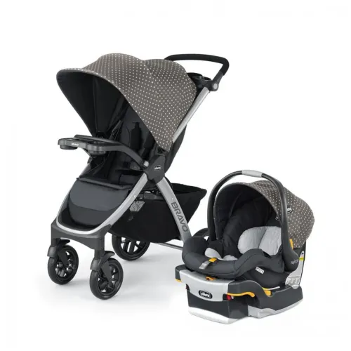 Carrinho de Bebê Chicco Bravo + Bebe Conforto (Travel system)