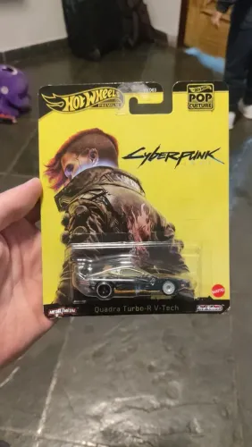 Miniatura Hot Wheels Premium - Cyberpunk 2077 Quadra Turbo-R V-Tech